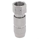 Buse haute pression : buse de pulvérisation réglable en laiton et en acier pour le jardin, la ferme, la serre ou le chantier de construction ; calibrage le débit d'eau de la brume à une performance durable dans des conditions de haute pression, en veillant à ce qu'aucune fuite pendant de longues périodes de fonctionnement, s'adapte aux tuyaux standard et aux pulvérisateurs électriques