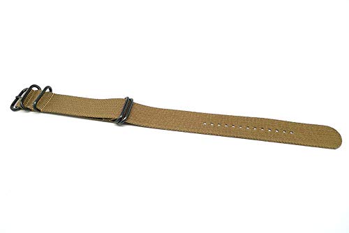 Da Luca Ballistic Nylon Military Watch Strap - Sand (Pvd Buckle) : 24Mm #TOP2