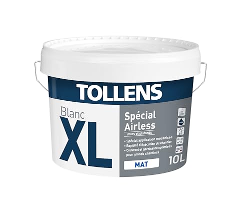 Tollens Peinture intérieure spéciale plafond XL Mat - 10L - Blanc = 120m2