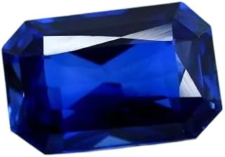 50 Ct Natural Emerald Cut Blue Sapphire Loose Gemstone Rich Blue Hue, Rare Gems Stone for Custom Jewelry, Engagement Rings, or Luxury Collecting