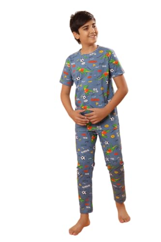 Image of Ninos Dreams Boys Cotton Coord Set /Boys Night Suit /Boys Loungewear /Boys Night Dress