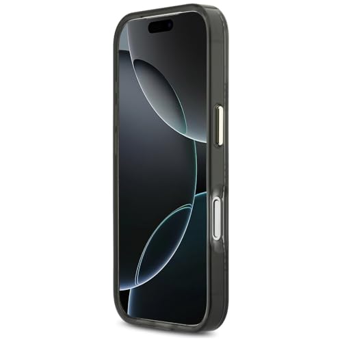 Coque MagSafe iPhone 17 Pro Guess CG MOBILE Anti-Choc Peony Noir - 5