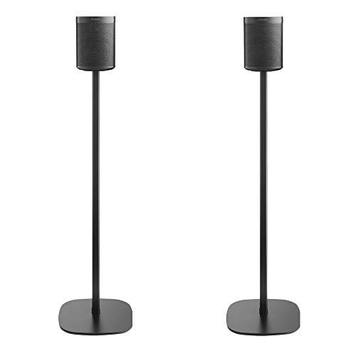 Cavus CSSOB | Pair Floor Stands for Sonos ONE, SL and Play:1 Speakers (Black)