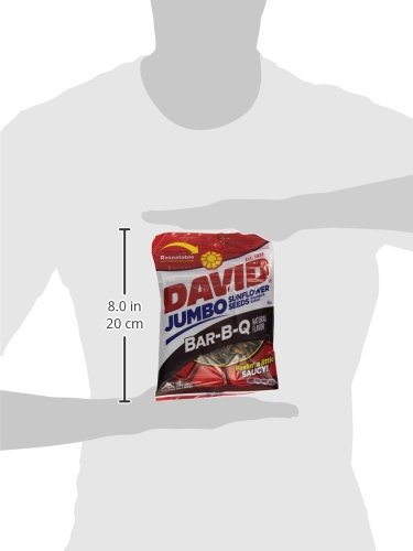 Miniatura 2 de DAVID Seeds Semillas de girasol jumbo Bar-B-Q tostadas y saladas aptas para dieta cetogénica 525 onzas