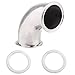 DERNORD Sanitary Ferrule Elbow 90 Degree Pipe Fitting SS304 Tri Clamp (3" Tube OD)