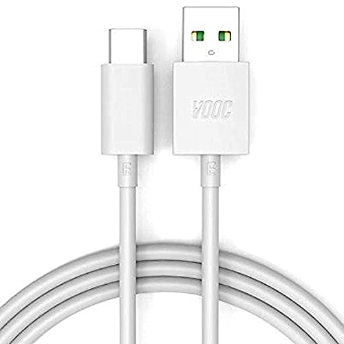 Image of GHEREL Original 65W Supervooc Fast Charger | Adapter | For Fast Charging | Connecter Type USB Type A To Type C | Compatible With Op Po Reno8 T Smartphone & More,White
