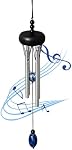 Small Wind Chimes for Outside,Mini Wind Chimes for Indoor,with Wind Catcher, Suitable as A Gift,Christmas Windchimes Indoors Gifts for Unisex (Black)