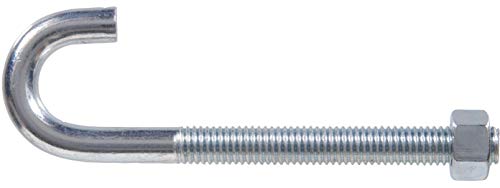 Hardware Essentials J-Bolt with Hex Nut (1/2"-13 X 6") by Hardware Essentials - Used condition - US$4.92