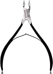 Professional Cuticle Nippers Stainless Steel Cuticle Cutters and Remover -Best Nipper Scissors, Nail Care Tool for Manicure and Pedicure (Black)