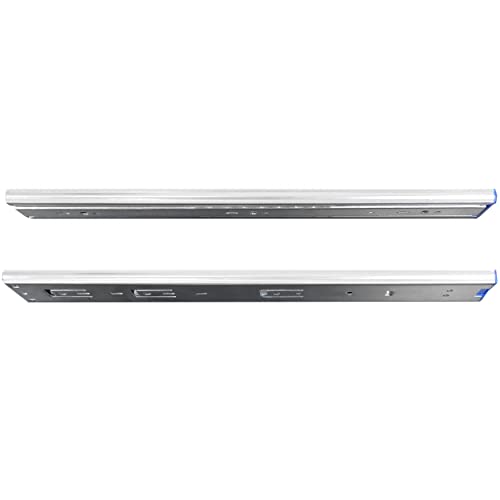 Laurey 10716 Ball Bearing Full Extention Side Mount Soft Closing Slide-16 Inch-Pair Drawer Slide, 16 Inch, Zinc Plated #TOP3
