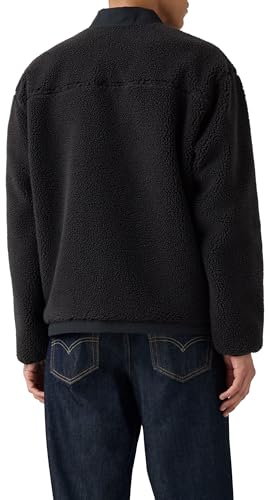 Levi's Para Hombre. 003AX-0002 Chaqueta Joonie Sherpa Negro (S), Casual, PoliéSter - 3