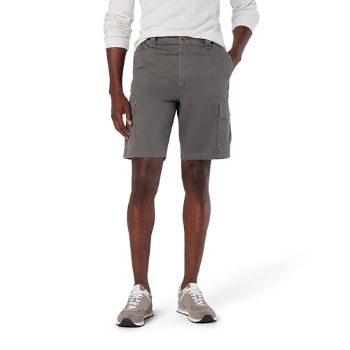 Levi Strauss Signature Gold Men's Essential Cargo Shorts (Also Available in Big & Tall), (New) Magnet, 34 Regular