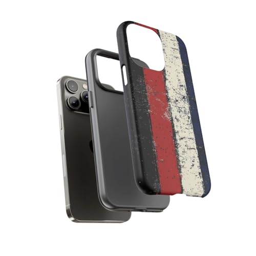 Coque iPhone 14 Pro Max noire motif rayures pour le bureau - 3