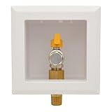 HYDRO MASTER Gas Outlet Box，3/4" NPT, Gas Supply Box，White (3/4-Inch)