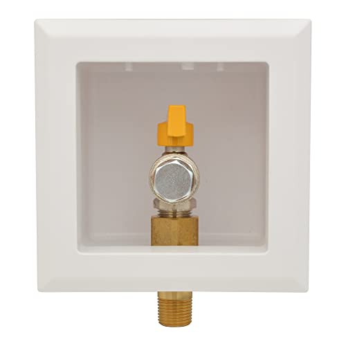 HYDRO MASTER Gas Outlet Box, 3/4" NPT Gas Supply Box, Recessed Gas…