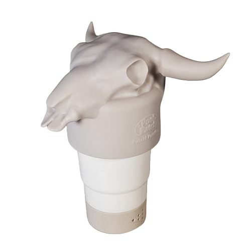 Cow Skull Floating Pool Chlorine Dispenser - Large Capacity