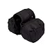 Stansport - Canvas Saddlebag for Motorcycle, Travel, Etc. (Black)
