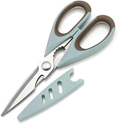 Left Handed Kitchen Scissors ODMILY Multipurpose Shears Woman Siccors The Shear Utility Accessories General Use Sharp For Food Seafood Smart Cutter Vegetable Cooking Poultry Heavy Duty