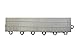 Speedway Garage Tile F789453S Garage Floor Female Ramp Edges with Loops, Silver