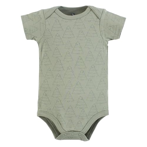 Image of Hudson Baby Unisex Baby Cotton Bodysuits 5-pack
