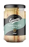 Epicure Tuna Fillets In Olive Oil, Quality Jarred Seafood, Preserved for Flavourful Meals, 250 g Jar (Pack of 1)