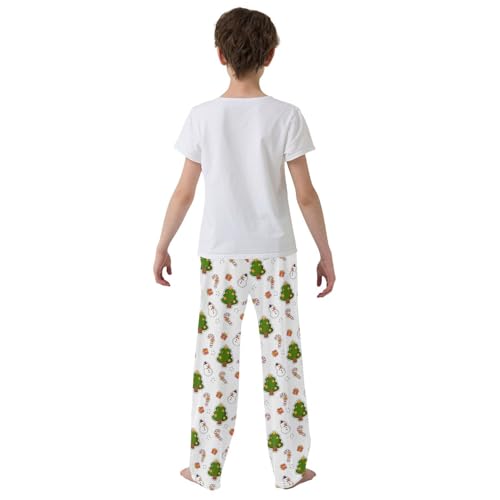 Christmas Tree Gift Candy Snowman Boys Pants for Kids Jogger Pants with Pockets S-XL3
