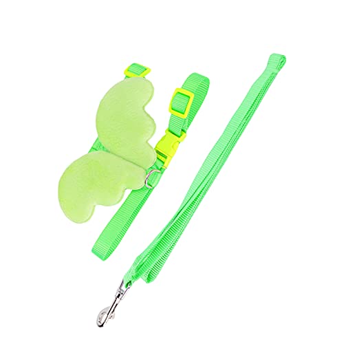 01 02 015 Pet Duck Outside Walking Harness Leash, Adjustable Duck Walking Harness and Leash for Pet Poultry Hen Cock for Chicken Duck or Goose(Green, M)