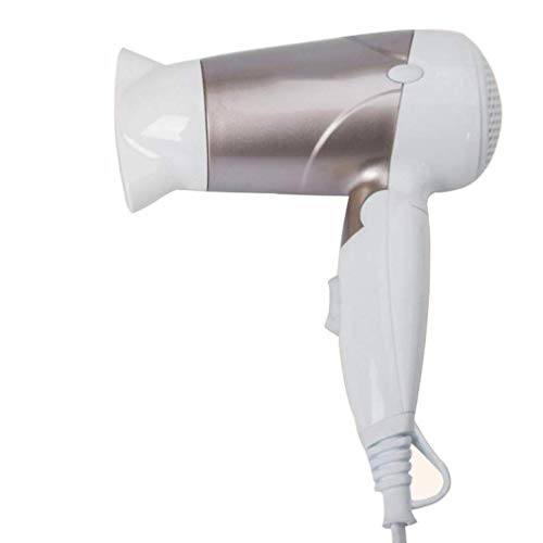 Aushalts-Haartrockner 1200W Professionelle Leichte Schlag-Trockner, Mit Sammeldüse, 2 Hitze-Einstellungen, Tragbarer Faltender Schlag Haartrockner Für