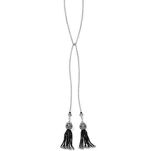 Brighton Boho Roots Lariat Necklace [Black] #TOP2