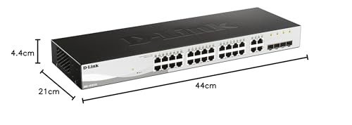 Switch Web Manageable D-Link DGS-1210-24/E pour réseaux d'administration
