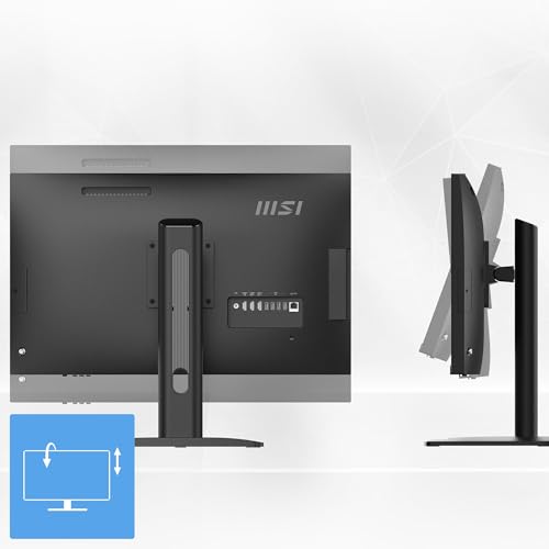 Image of msi Modern AM273Q AI AIO Desktop: 27 inch QHD, Intel Core 7-155H, 32GB Memory, 1TB M.2 NVMe SSD, WiFi 6E, BT 5.3, Black, Windows 11 Home: 1UM-038US