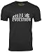 Drummer Evolution Funny T-Shirt Drums Humor Tee Black XL
