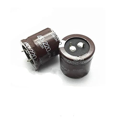 Condensateur électrolytique 450V 220uF pour réparation électronique (lot de 6 pièces)