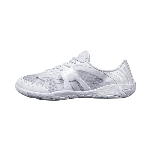 image for Nfinity Vengeance White Cheer Shoes for Youth Girls – High-Performan
