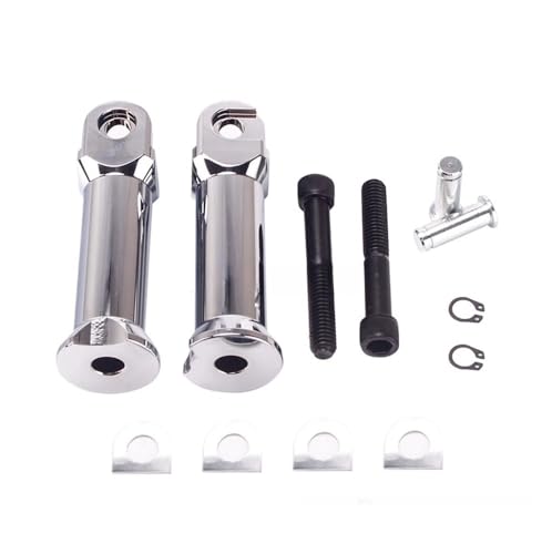Kits de chape de repose-pieds chromés pour voyager à deux en Softail FLSB FLHCS