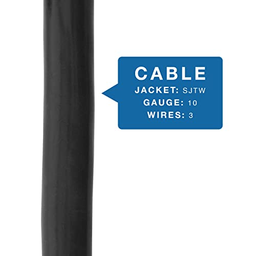 Conntek 29139-180 15-Feet Locking Power Cord for Model L6-30P to Model SJTW 10/3, 30-Amp, 250-volt by Conntek - Image 4