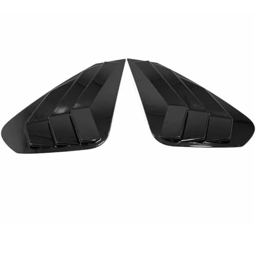Garniture de volet latéral de persienne pour Toyota RAV4 2019-2023 noir brillant de vitre