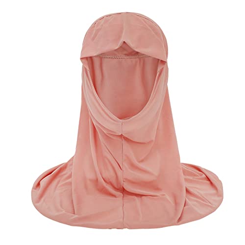 Islamic Girls Hijab Kid Muslim Flowerr Head Scarf One Piece Head Wrap Arab Head Wrap Scarf Full Cover Hijab2