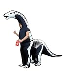 Morphsuits Inflatable Dinosaur Skeleton Costume for Adults, Fun Inflatable Skeleton Outfit for Halloween Parties