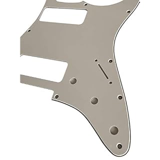 Pièces de guitare pour Fender Stratocaster Strat P90 2 Pickguard (3 plis) Blanc - Les Beatles, Paul McCartney, John Lennon, RIngo Starr, George Harrison Pièces de guitare pour Fender Stratocaster Strat P90 2 Pickguard (3 plis) Blanc – Image 3