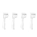 4-Pack Toothbrush Head Caps Replacement Brush Heads Protector Cover for Braun Oral B Pro Series, Brush Heads Hygienic Travel Caps for Oral B CrossAction brush heads, Sensitive Clean brush heads