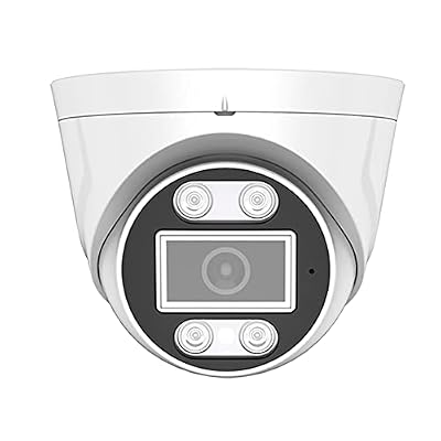 EXVIST 4K IR Dome Camera, UltraHD 8MP PoE IP Camera, Compatible with Hikvision, 2.8mm, Built-in Audio, RTMP to YouTube, Facebook etc.