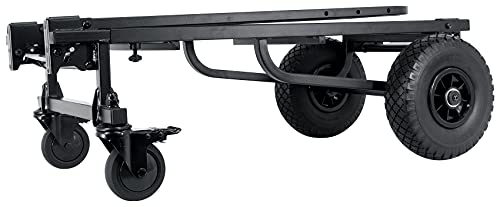 Rockville Rock Cart Pro 700 LB Capacity DJ Equipment Transport Roller Cart, Expandable Design, Smooth-Rolling Wheels, Folds Flat, for Mobile DJs and Event Professionals - Thumbnail 7