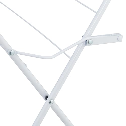 Séchoir à linge pliable et étendoir compact intérieur Relaxdays 18 barres métal - 7