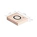 DSYJ 100 Pcs Wood Scrabble Tiles Scrabble Letters 1 Complete Sets of Wood Tiles - Perfect for Crafts, Letter Tiles, Spelling by Clever Delights