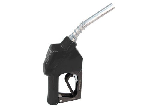 11AP-0400-1P Automatic Shut Off Unleaded Fuel Nozzle- w/Hold Open Clip, Black