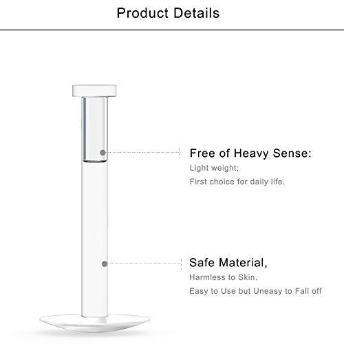 Lcolyoli 30PCS 16G 18G Clear Nose Studs Push Top Piercing Retainers 2mm Flat & Ball Top Bioflex Lip Rings Labret Retainer for Women Men 6-10mm Bar Length2