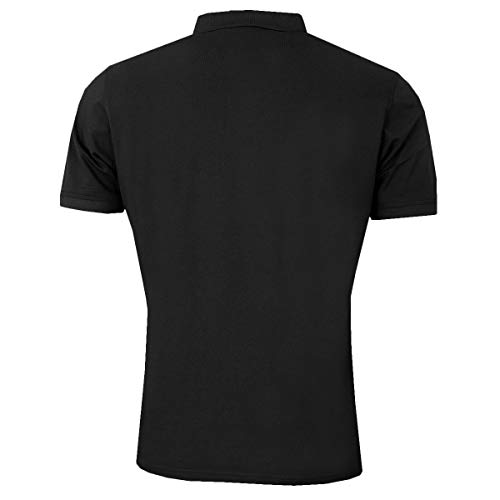 Calvin Klein Mens 2025 Campus 3 Button Ribbed Collar Golf Polo Shirt