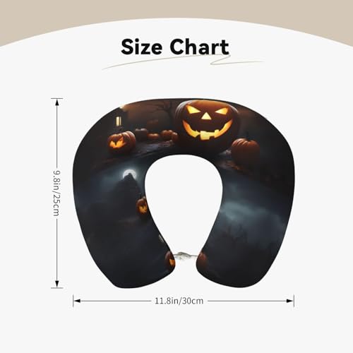 Almohada de Memoria para Cuello, Forma U, Negro miniatura 5