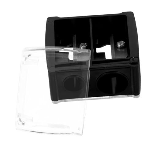 LIFKOME Double Hole Eyebrow Sharpener Small Pencil Sharpener for Lip Liner Eyeliner Pen